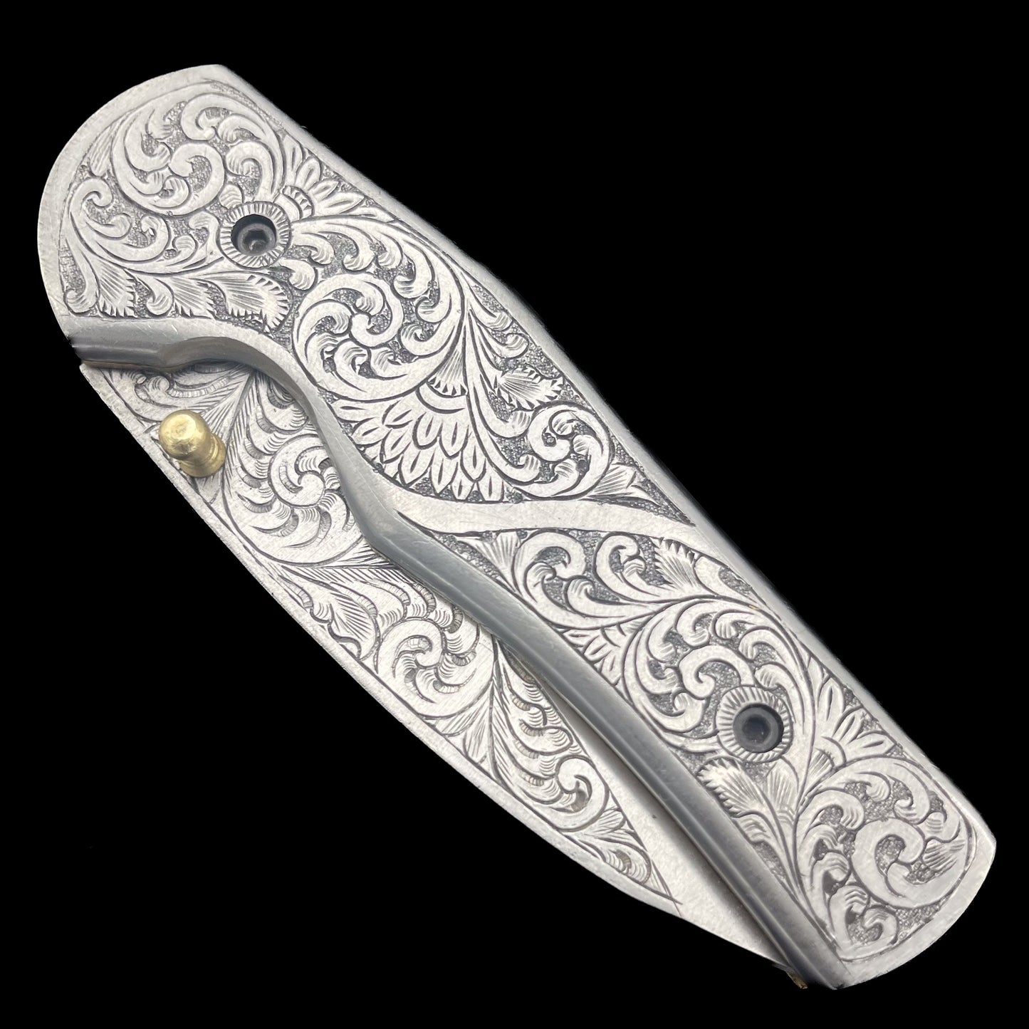 Custom Handmade Engraved Pocket Knife